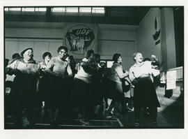Women singing at a FEDSAW meeting in Cape Town