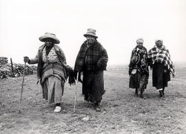 Four women of Mogopa, at the eve of their forced resettlement to Bophuthatswana