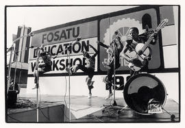 Abajana Bomoyo performing at a FOSATU cultural day