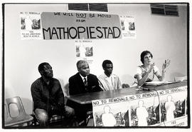 We will not be moved from Mathopestad - press conference in Khoso House on the removals from Math...