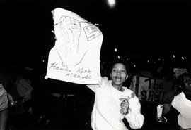 Night vigil/march for three ANC cadres who were sentenced to death (and hanged the day after)
