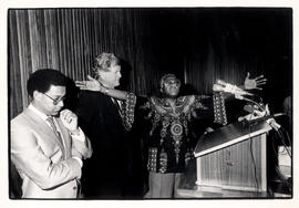 Senator Edward Kennedy welcomed by the SACC during his visit to South Africa