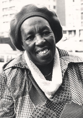 Portrait Margaret Nhlapha, SA Domestic Workers' organiser