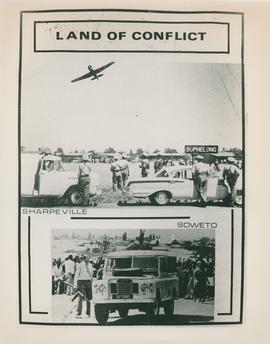 South African resistance posters: Land of Conflict