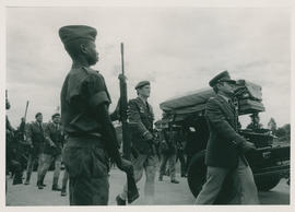 Military funeral of KwaNdebele's first Prime Minister, Simon Shoshana.