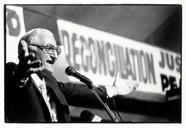 Prof. Heyns speaks at the "Day of Reconciliation, Justice and Peace" he organised