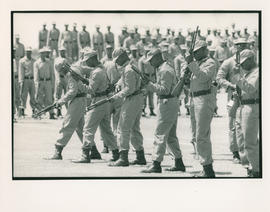 Parade for SAP recruits from townships
