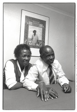 Rivonia trialist Elias Motsoaledi and his wife Caroline reunited after 26 years