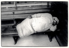 King Edward VIII hospital. Visitors often have to sleep on the benches in the casualty ward