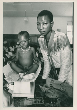 Woman from Venda with malnourished child