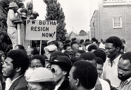 PW Botha resign now! - Uitenhage unrest