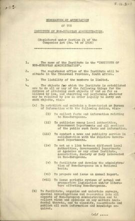 Memorandum and Articles of Association  1