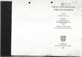 Book: Selections from the Smuts Papers, vol 11. Pgs 212-227