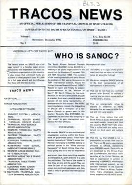 TRACOS Press Statement, September 1997
