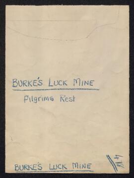 Burkes Luck Mine - Pilgrims Rest. Dist