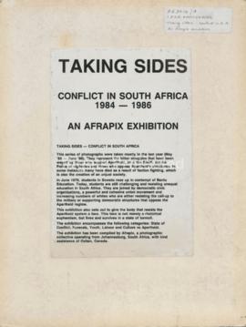 Taking sides - conflict in South Africa