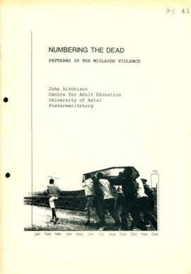 Numbering the Dead. Patterns in the Midlands Violence by John Aitchison