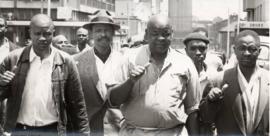 Members of the Peace Council; ANC Stay-Away Strike of 1958; protests against the Treason Trial an...