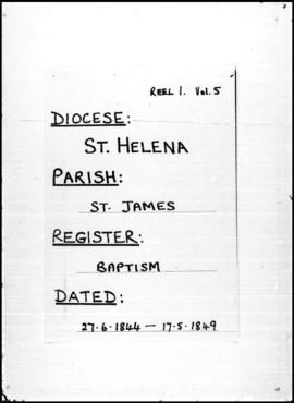 Baptism Register