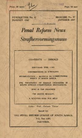 Penal Reform News, Number 57-59
