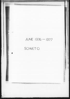 June 1976-1977 Soweto