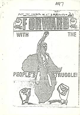 AZAPO leaflet: Forward with the People's Struggle