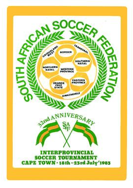 SASF 32nd Anniversary Interprovincial Soccer Tournament, Cape Town