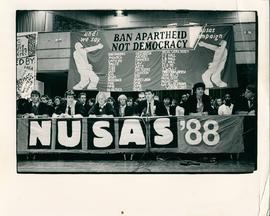 NUSAS protest against apartheid at Wits University