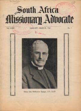 South African Missionary Advocate, Volume 23, Number 1-4