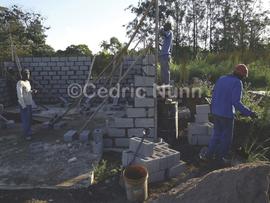 The development of 400 plus houses in the Sunnydale RDP housing estate. Eshowe, KwaZulu Natal