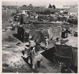 Photographs of shanty towns