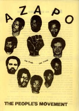 AZAPO: Pamphlet : AZAPO The People's Movement