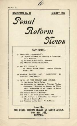 Penal Reform News, Number 20-25