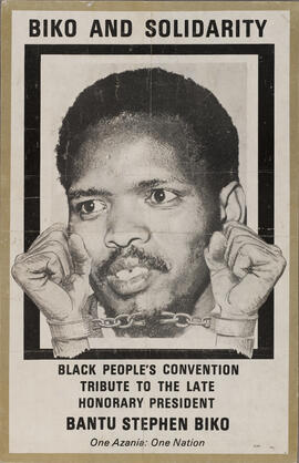Biko and Solidarity, Poster