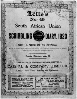 Miscellaneous letters and diary
