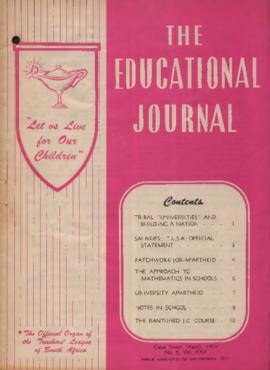 Educational Journal, Volume 30, Number 6