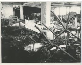 Fire damage to the SRC office in the Students’ Union building