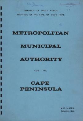 Metropolitan Municipal Authority for the Cape Peninsula