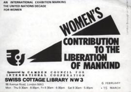 Exhibition brochures, events and flyers by the Women's International Art Club (WIAC) Camden