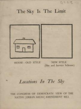 The Sky is the Limit. Locations in the Sky, the Congress of Democrats' view of the native (Urban ...