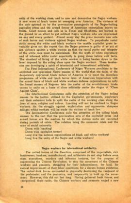 A report of proceedings and decisions of the first international conference of Negro Workers 