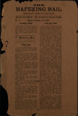 27 November 1899 Issue Number 19