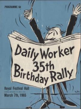 Speech at the Daily Worker 35th Birthday Rally, Royal Festival Hall