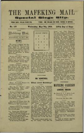 09 May 1900 Issue Number 139