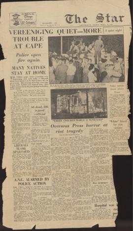 Article related to State of Emergency in The Star