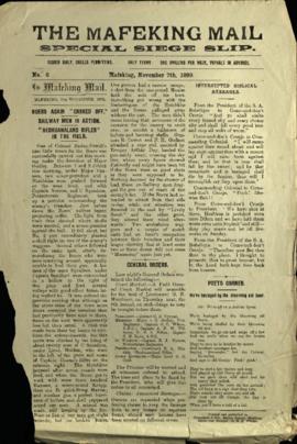7 November 1899 Issue Number 6