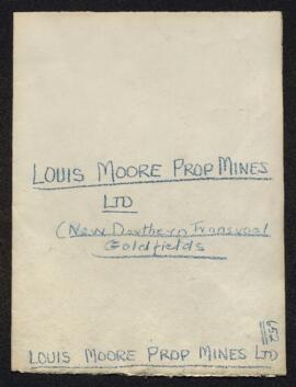 Louis Moore Prop. Mines, Ltd.