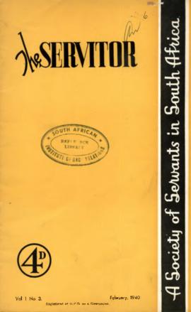 The Servitor, Volume 1, Number 3-6