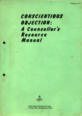 Conscientious Objection: A counsellor's resource manual 