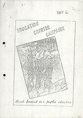 Pamphlet: Education Charter Campaign
